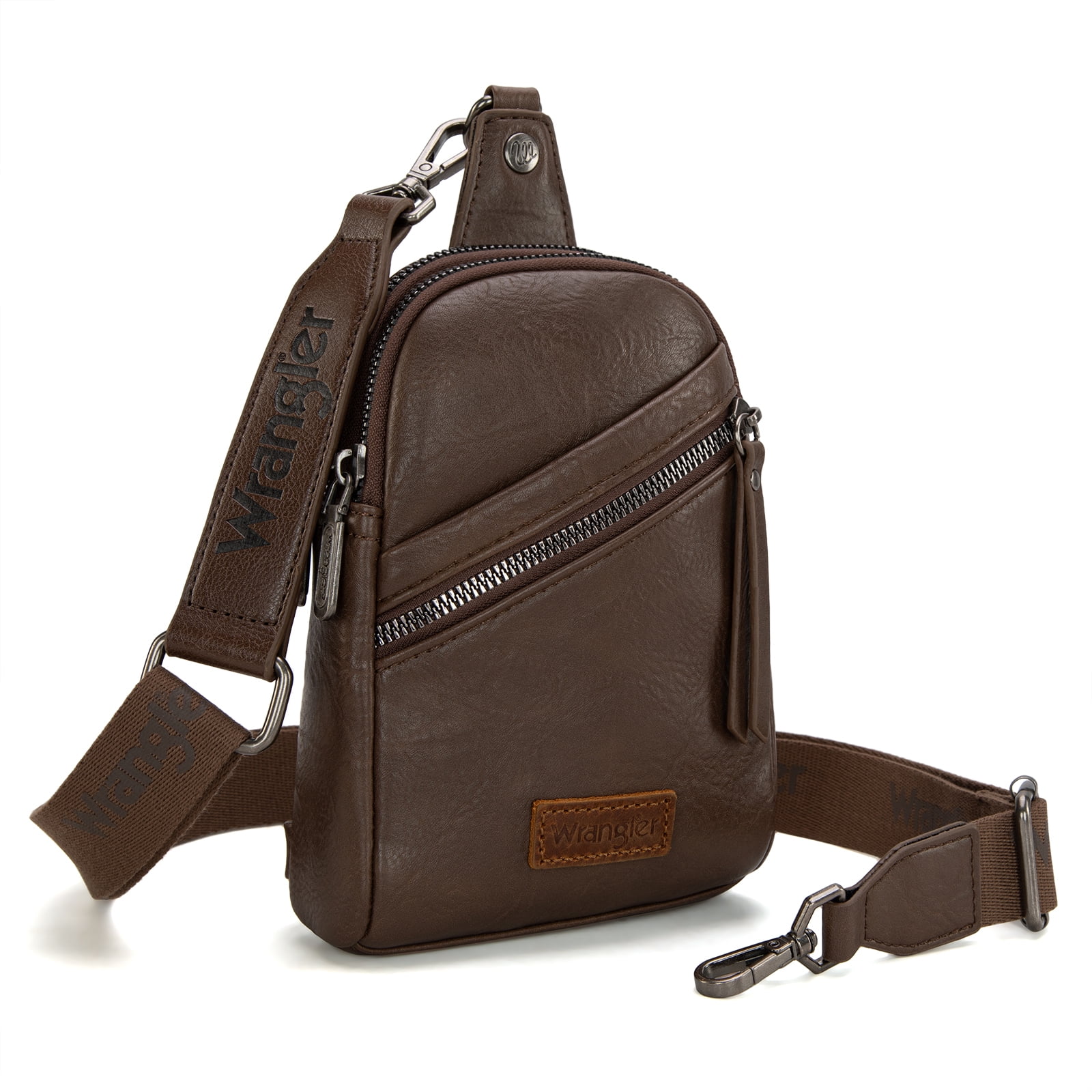 Wrangler Small Crossbody Sling Bags for Women Fanny Packs Chest Bag for Travel