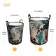 thumbnail image 3 of Balery Colorful Graffiti Cow Cesta de ropa redonda con asas, impermeable, independiente, para ropa, juguetes, dormitorio y familia-Medium, 3 of 6