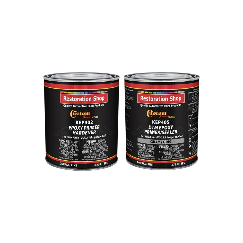 GRAY Epoxy Primer / Sealer 2.1 VOC (QUART KIT) AntiCorrosive DTM
