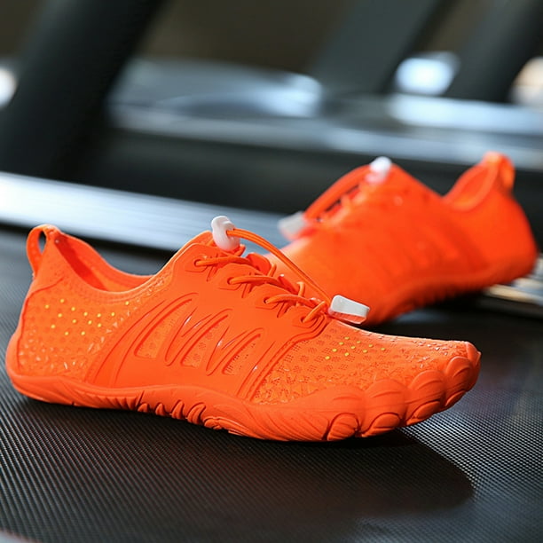 Zapatos Fitness Zapatos Ligeras Transpirables Calzado Fitness (Naranja 35) Wdftyju Tenis De Mujer Tenis De Hombre