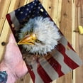 thumbnail image 5 of Yehwow American Usa Flag With An Angry Bald Eagle Metal Car Plate Decorative Aluminum License Plate Tag Sign, 5 of 5
