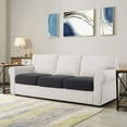 thumbnail image 2 of CHUN YI Spandex Stretch Couch Cushion Covers Sofa Seat Slipcovers,3PC,Gray, 2 of 6