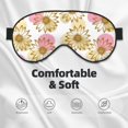 thumbnail image 3 of Naloa Sunflowers Print Sleep Mask for Sleeper, Light Blocking Sleeping Eye Mask for Women Men, Eye Shade with Adjustable Strap for Travel, Nap,Meditation, 3 of 7