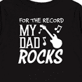 thumbnail image 4 of Inktastic For the Record, My Dad Rocks Boys or Girls Long Sleeve Toddler T-Shirt, 4 of 5