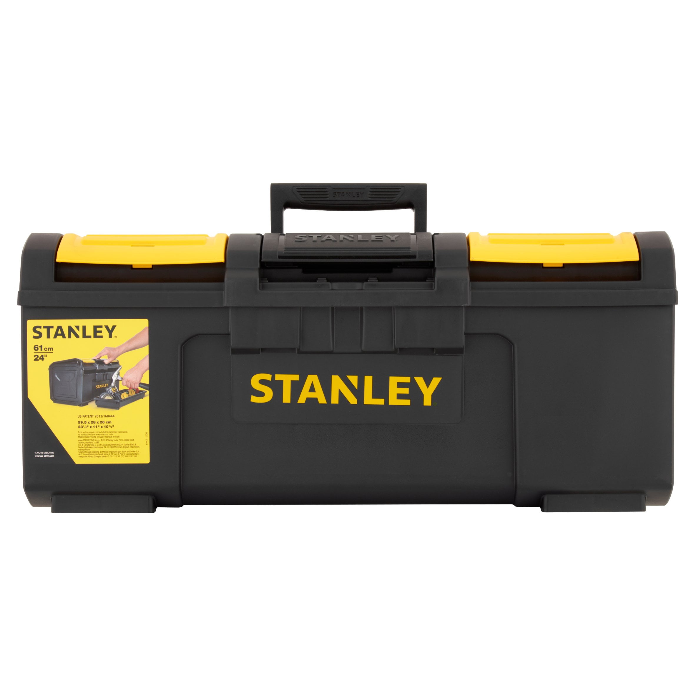 Stanley STA175521 Basic Toolbox With Organiser Top 19" Tool Box Tote Tray 