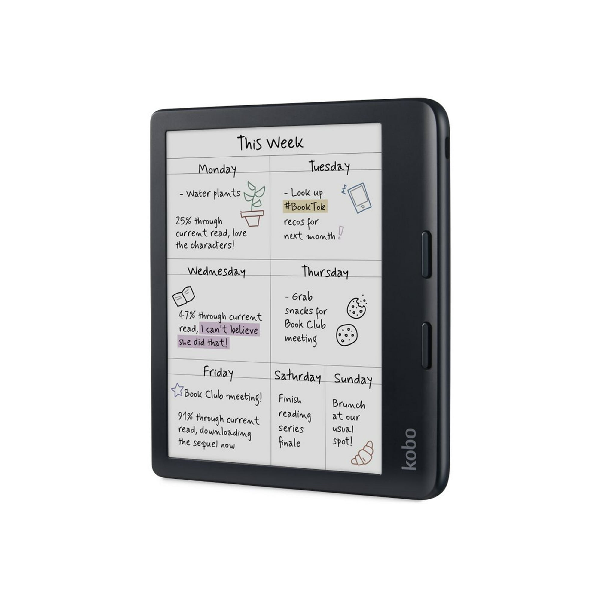 KOBO LIBRA BLACK, Rakuten Kobo Libra Colour e-book reader