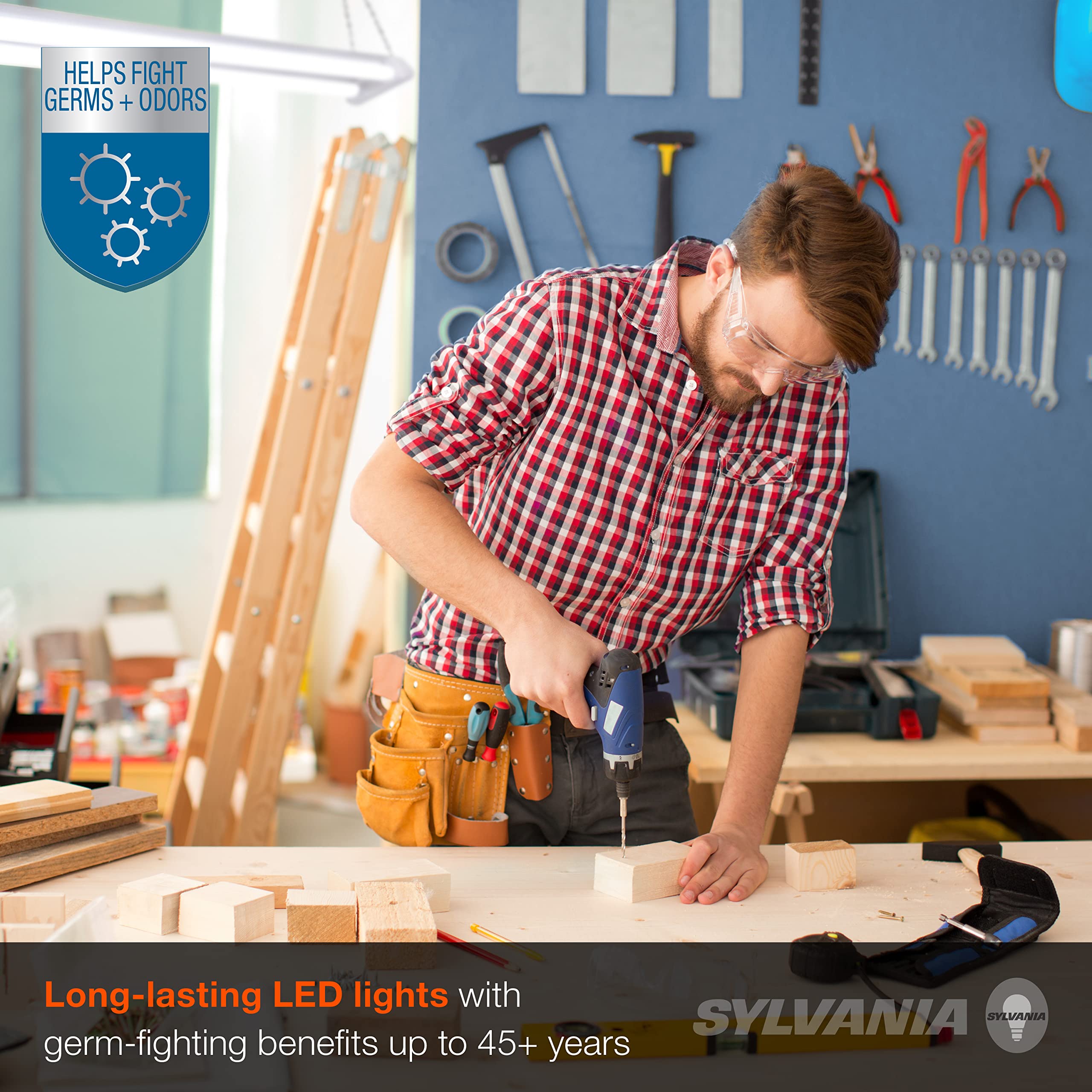 Sylvania 75751 - LEDSHOP8404FTLS Indoor Work LED Fixture