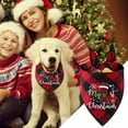 thumbnail image 2 of Pet Collars Christmas Dog Bandana Classic Triangle Print Holiday Accessories for Ideal for Small to Large Dogs and Cats, 2 of 9