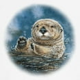 thumbnail image 3 of CafePress - Sea Otter Sweatshirt - Crew Neck Sweatshirt, 3 of 4