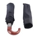 thumbnail image 1 of Paraguas plegable 10 huesos protección UV apertura automática cierre automático paraguas a prueba de viento con mango de madera curvado para hombres y mujeres sin pegamento, 1 of 5