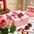 thumbnail image 5 of Zhmrfg Valentine's Day Decor-2Pcs 4.1" Artificial Heart Shaped Gift Box,Multicolor Plastic Silk Velvet No-Maintenance Decor for Home Vase Flower Arrangement Indoor Valentine's Day Wedding Party Decor, 5 of 7