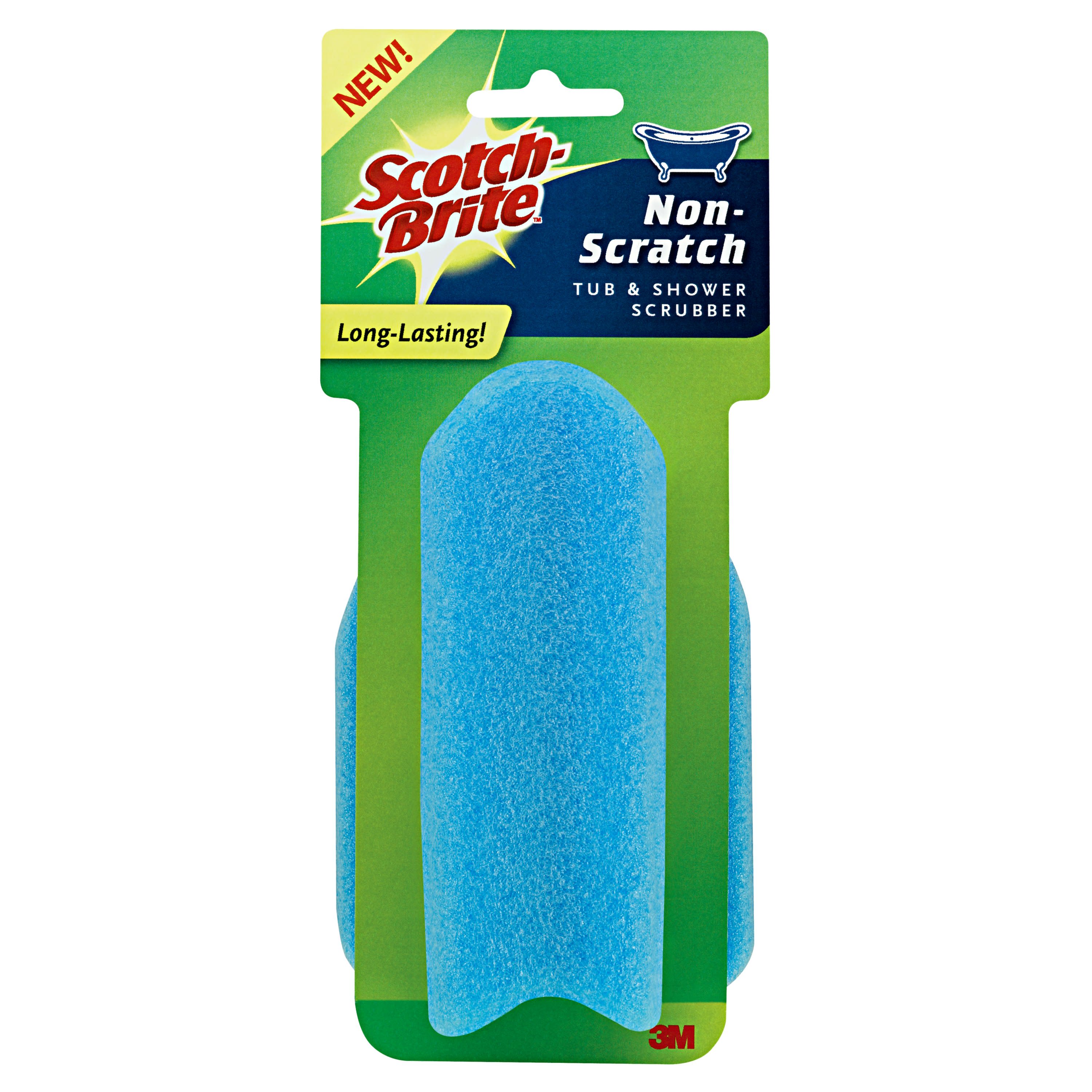 Scotch-Brite® Shower Scrubber, 1 Non-Scratch Scrubber and 1 Handle/Pack