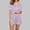 *Multicolor, variant on Women's Short Sleeve Pajama Set, Notch Collar Button Down Shirt and Shorts 2-Piece Loungewear , Sleepwear for Women Brown,Women's Plus XXL