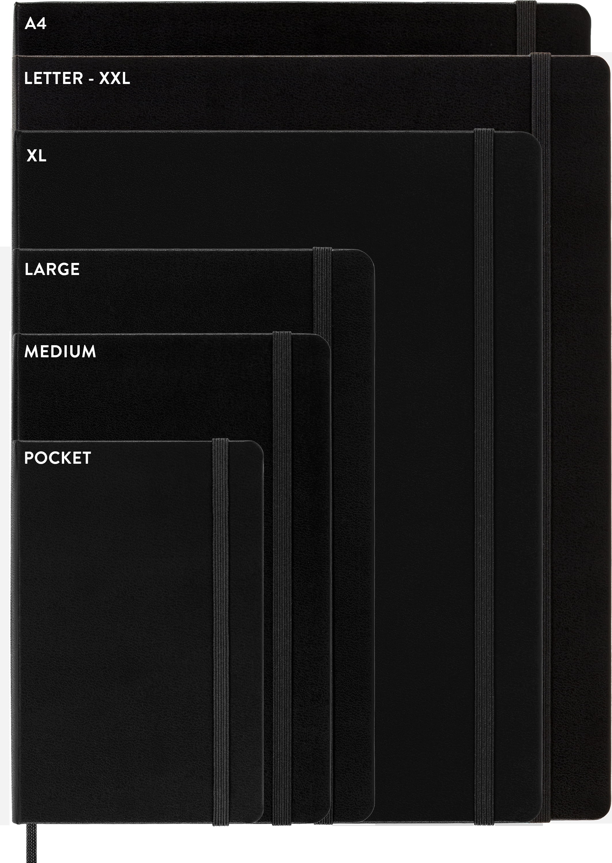 Moleskine Classic Hardcover XL Plain Noir - Carnet - LDLC