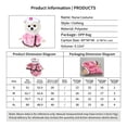 thumbnail image 2 of Pet Nurse Costume Cute Doctor Outfit with Hat for Small Dogs Cats Holiday Party Dress Up Apparel M, 2 of 2