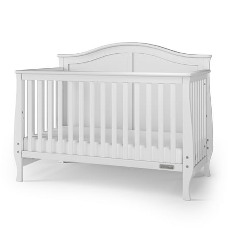 UPC: 0849801002796 | Childcraft Camden 4-in-1 Convertible Baby Crib Matte White