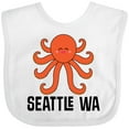 thumbnail image 3 of Inktastic Seattle Octopus Washington Vacation Boys or Girls Baby Bib, 3 of 4