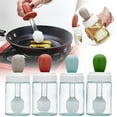 thumbnail image 3 of Clearance Storage Containers under $6 Oil Dispenser With Brush Glass Olive Oil Dispenser For Kitchen 2 IN 4 Oil Dispenser Bottle With Silicone Basting Brush For Cooking Vinegar BBQ Grill Frying, 3 of 7
