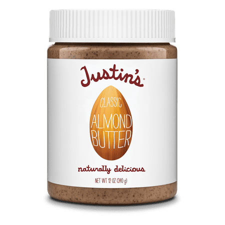 (2 Pack) Justin's Classic Almond Butter, 12 oz (Best Way To Eat Almond Butter)