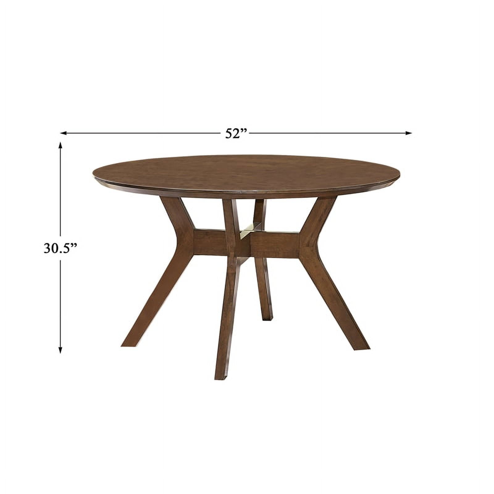 Round dining table PARMA 120 cm light oak