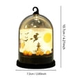 thumbnail image 3 of Halloween Pumpkin Light Decorations LED Candle Lamp Night Light Ornaments Party Home Tabletop Centerpiece Battery Operated Jack O Lantern Glow-in-the-Dark, 3 of 6