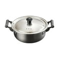 thumbnail image 1 of Lipstore Pot à Ramen Coréen Pot de Cuisson pour Nouilles Pot de Fruits de Mer pour Camping Randonnée Œufs 22cm, 1 of 8