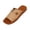 Light Brown, variant on Wide Width Shoes for Women, Leather Sandals for Women, Women Flat Sandals, Womens Square Toe Flat Sandals Summer Dressy Slides Lightweight Vacation Beach Slippers Casual Sandal Slip On, Black 5.5
