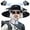 Black, variant on 2026 Upgraded Solar Mist Fan Wide Brim Hat, Hat with Fans Solar Power, Built in Solar & USB Charging Fan for Outdoor Fishing