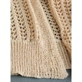 thumbnail image 4 of Women Crochet Lightweight Cardigan Cover Up Open Front Long Sleeve Summer Cardigans Long Open Front Sweater Extra Long Sweaters Womens Cardigan Print Vintage Sweater Thanksgiving Sweaters for Women, 4 of 5