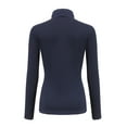 thumbnail image 2 of SSLR Turtleneck Thermal Shirts for Women Long Sleeve Tops Fleece Lined Shirt Mock Neck Base Layer, 2 of 7