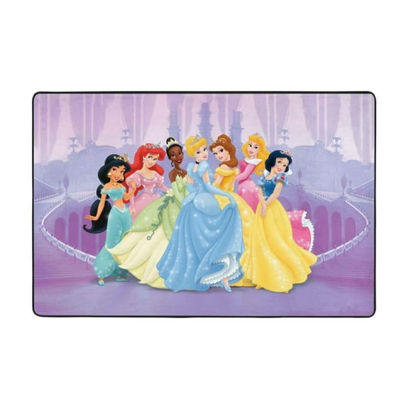 Princes Area Rug Cartoon Rugs Non-Slip Soft Carpet Soft Floor Mats For Home Decor Living Room Bedroom Mat 36"X24"