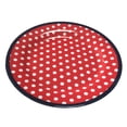 thumbnail image 1 of 1pc 9" Imitation Porcelain Plate Dinner Plate Fruit Plate Thickened Snack Plate for Home Restaurant Hotel (Red), 1 of 8