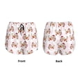 thumbnail image 5 of Lsque Dachshund Dog Puppy Printed Women's Running Shorts with Liner Pockets,Elastic Quick Dry Workout Athletic Gym Yoga Shorts,Womens High Waist Shorts-, 5 of 9