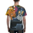 thumbnail image 3 of Tom And Jerry T-Shirts 3d Printed Short Sleeve Tee Shirt For Men, 3 of 8