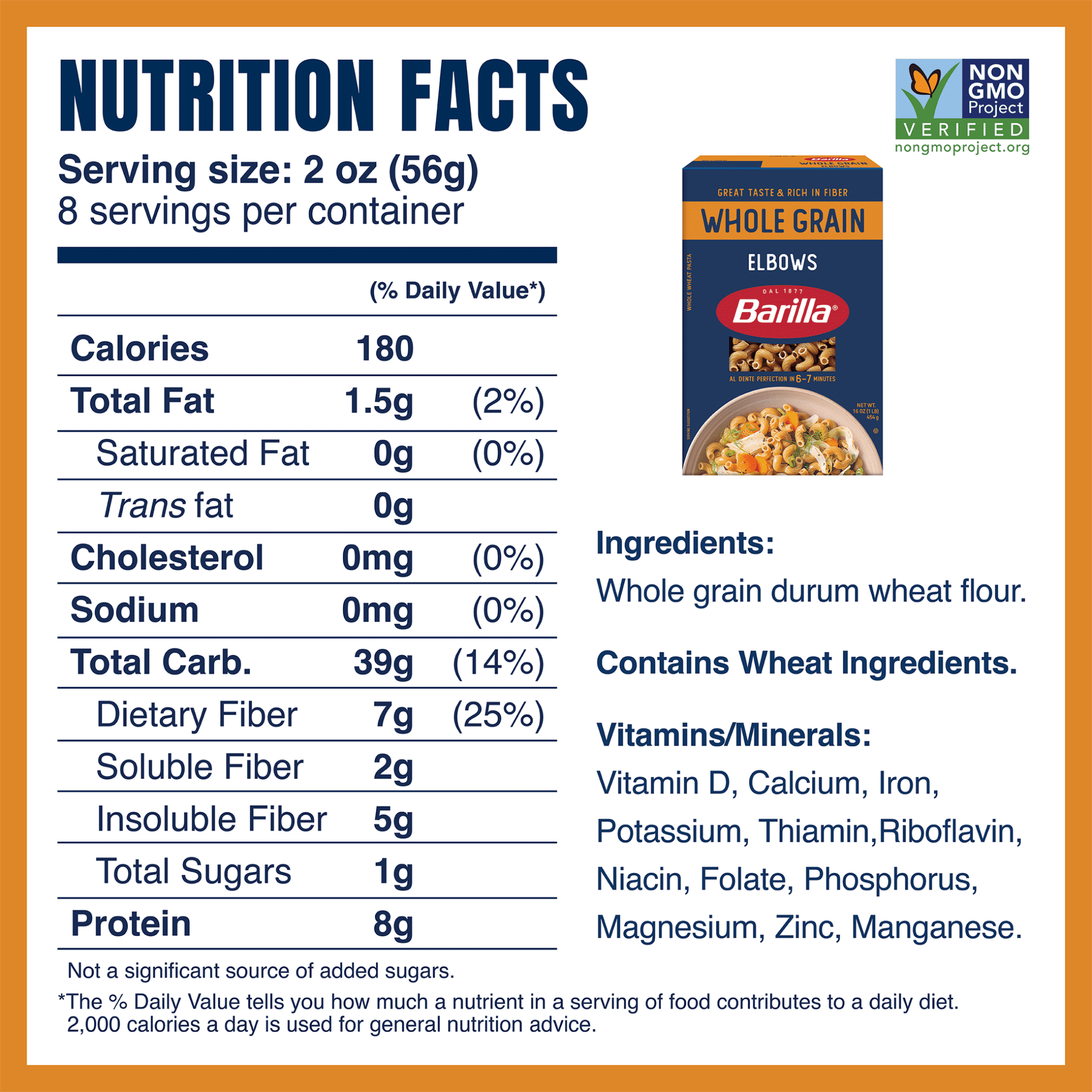 (3 pack) Barilla Whole Grain Elbows Pasta, 100% Whole Wheat, 16 oz Box