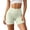 yue866-Light Green, variant on Women's Shapewear Seamless Shorts Lightweight Smoothing Mid-Thigh Slip Boyshorts Light Green S
