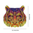 thumbnail image 1 of Rompecabezas de animales de madera 3d, elefante, zorro, tigre, rompecabezas, juego de mesa para adultos, niños, juguete educativo, regalo de Navidad para bebés, 1 of 4