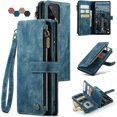 thumbnail image 1 of Compatible con la funda Billetera Samsung Galaxy A53 con Soporte para Tarjeta,Soporte Magnético con Cremallera, Correa de Cordón para Folio, Billetera con tapa para Galaxy A53 5G 6.5 Pulgadas, 1 of 6