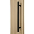 thumbnail image 1 of STRONGAR Modern & Contemporary Round Bar/Ladder/H-Shape Style 914mm / 36 Inches Push-Pull Stainless-Steel Door Handle - Matte Black Powder Finish, 1 of 4
