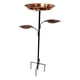 thumbnail image 3 of Bebedero para pájaros de exterior con estaca de 5 puntas, comedero estable, resistente, ideal para decorar el jardín. Comedero metálico para pájaros, 3 of 8
