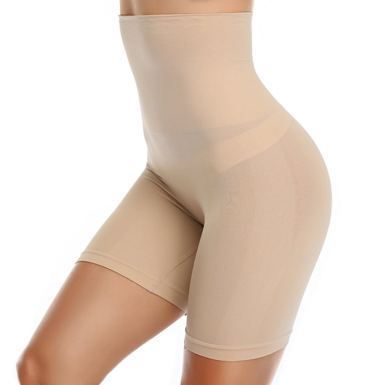 Shapewear for Women Tummy Control Butt Lifter High Waist Anti Slip Silicone  Strip Panty Compression Shorts Waist Trainer Body Shaper 