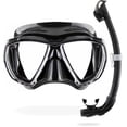 thumbnail image 1 of Kit de máscara y snorkel Cressi Big Eyes Seal Dry negro, 1 of 7