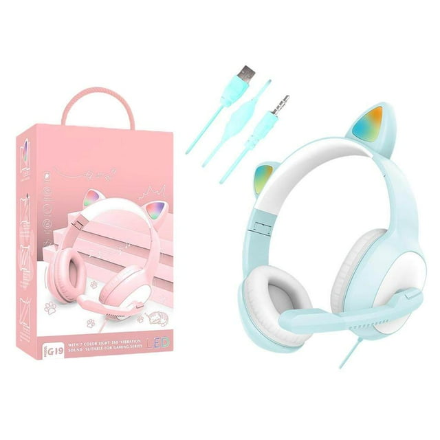 facefd G19 Casque de Jeu Portable Casque de Jeu Câblé Écouteurs Protable Pratique Type 4