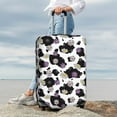 thumbnail image 7 of Gukieu Daisies Flowers Print Suitcase Protective Cover, Elastic Zipper Buckle Suitcase Protective Cover, Suitable for Travel, Business Trip-Small, 7 of 7