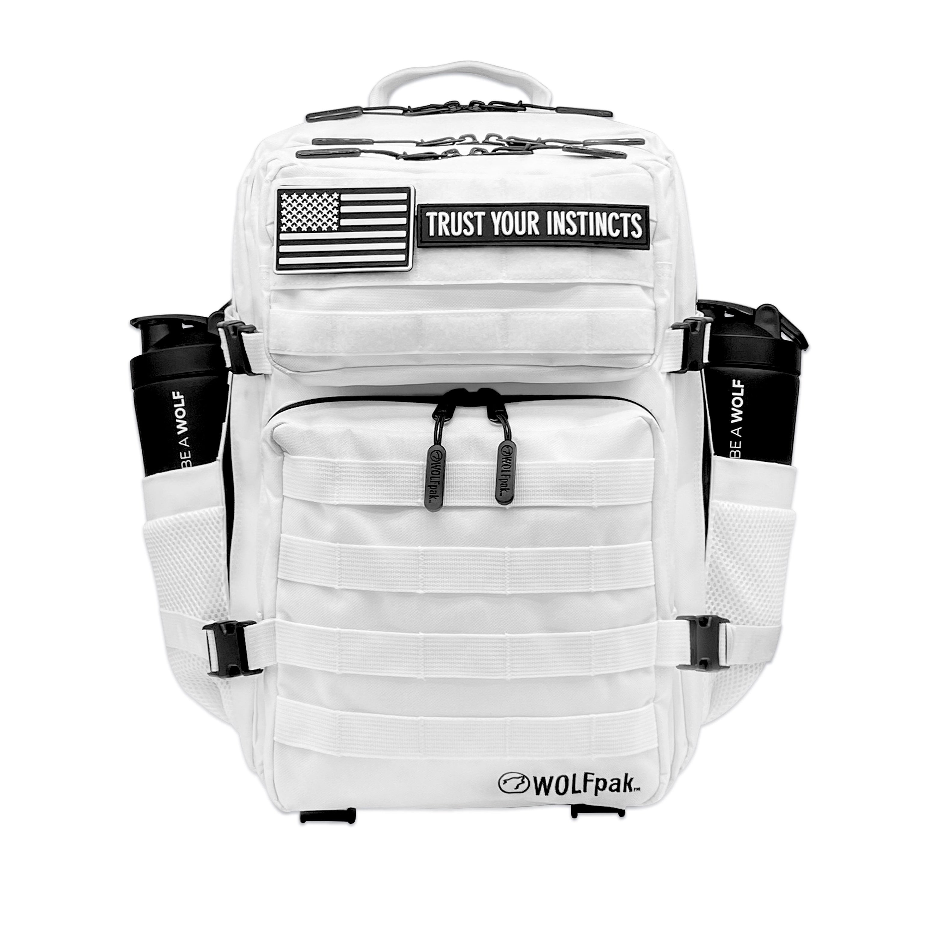 35L Backpack Polar White w/Cup Holders