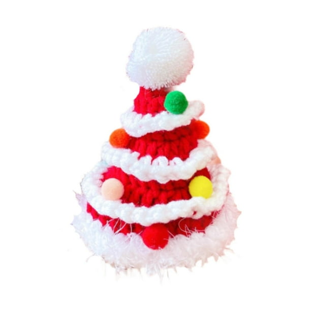 Gorro navideño para perro, accesorio para fotos de cosplay, diadema cálida, gorro para para fiestas navideñas, uso diario, festivales de