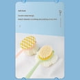 thumbnail image 3 of Cepillo de baño de mango largo, esponja de malla suave, esponja para la espalda, esponja para el cuerpo, esponja para la ducha, color 03, 3 of 5