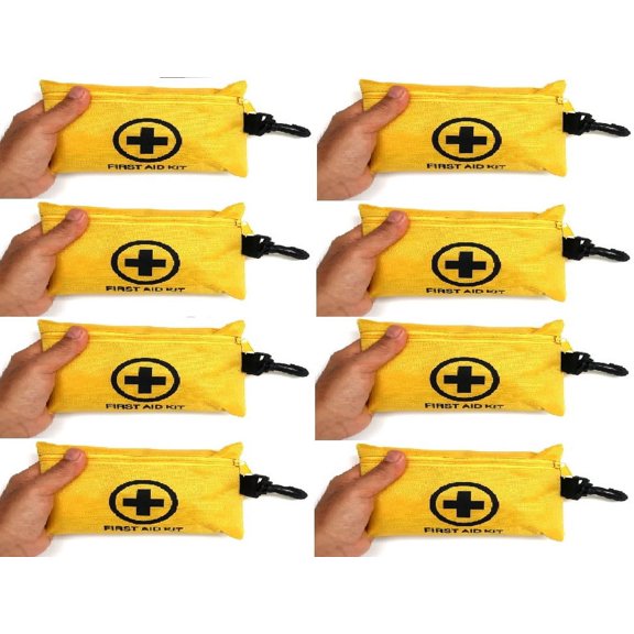 8 Packs 151 Pcs First Aid Kits Small For Survival Emergency Trauma Military Tactical Medical School Office Home Hunting Camping Hiking Fishing IFAK EMT Bag