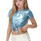 thumbnail image 2 of Niños Disfraces Niños Primavera Verano Color Sólido Carnaval Festa Festival Desempeño Cuello Redondo Camiseta Top para Niño Pequeño, 2 of 6