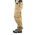 thumbnail image 1 of OmicGot Pantalon Décontracté pour Homme à Multiples Poches Pantalon en Coton Homme Grande Taille Pantalon Cargo Homme Plein Air Randonnée Randonnée Joggers Pantalon Cargo 29-44, 1 of 6